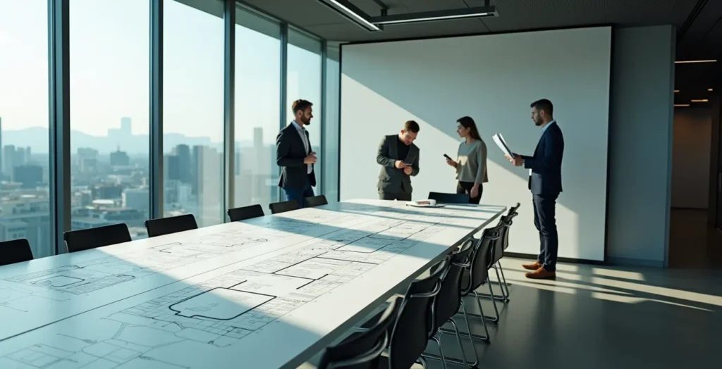 Processus d'analyse d'impact sur la vie privée représenté par des éléments visuels métaphoriques Processus d'analyse d'impact sur la vie privée représenté par des éléments visuels métaphoriques